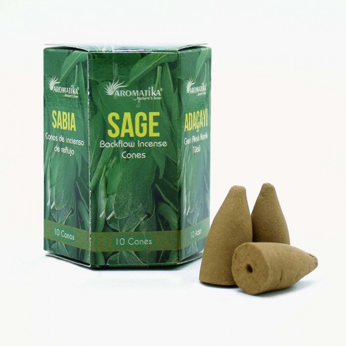 Κώνοι οπίσθιας ροής Aromatika Masala Backflow - Sage Νέα προϊόντα